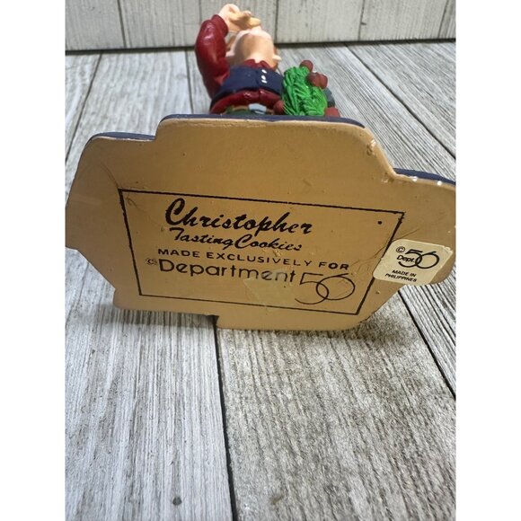 Vintage Department 56 Christopher Tasting Cookies Figurine Christmas 5.5" Tall - Picture 5 of 7